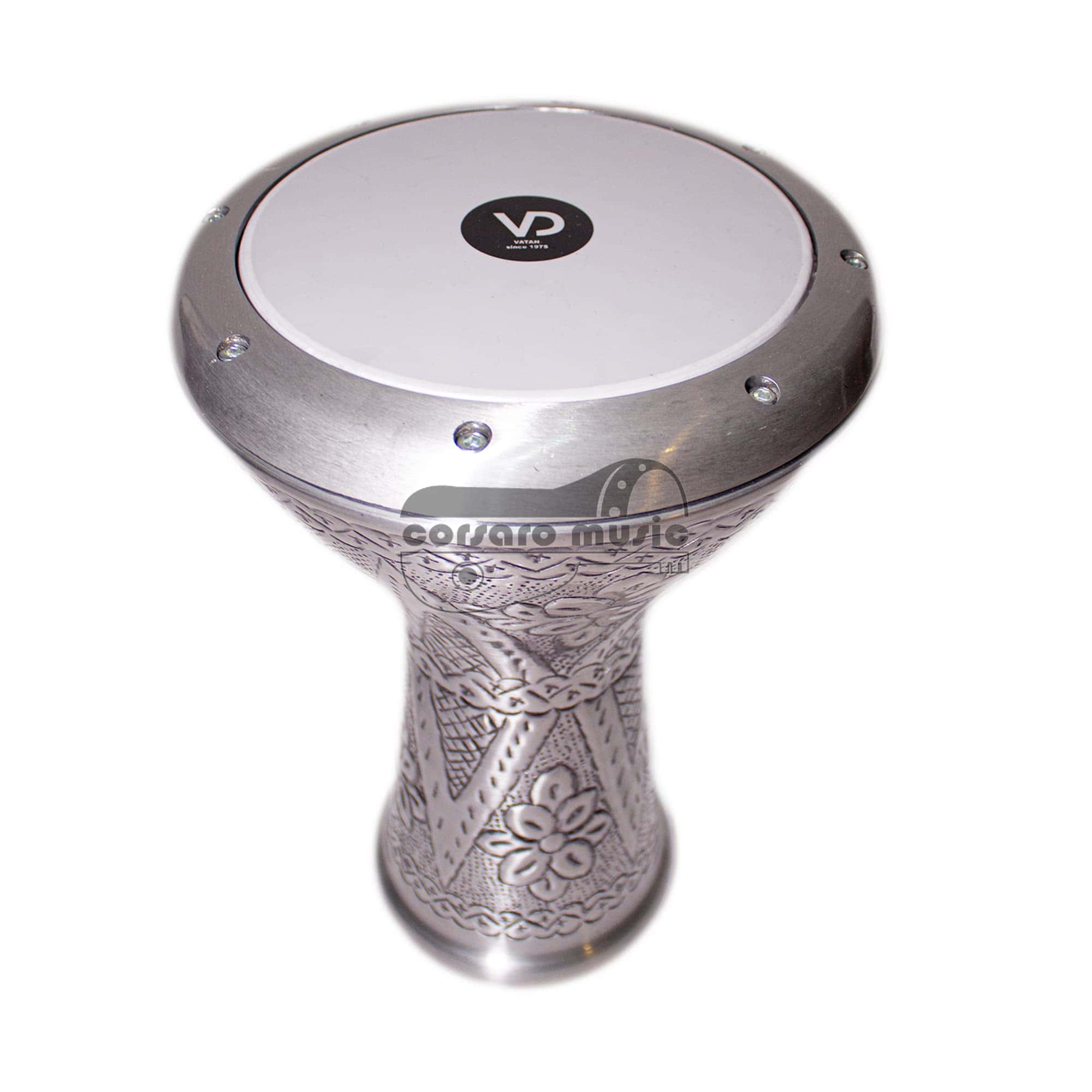 Darbuka/Doumbek de Aluminio Fundido - Parches de Afinación - Imagen 3