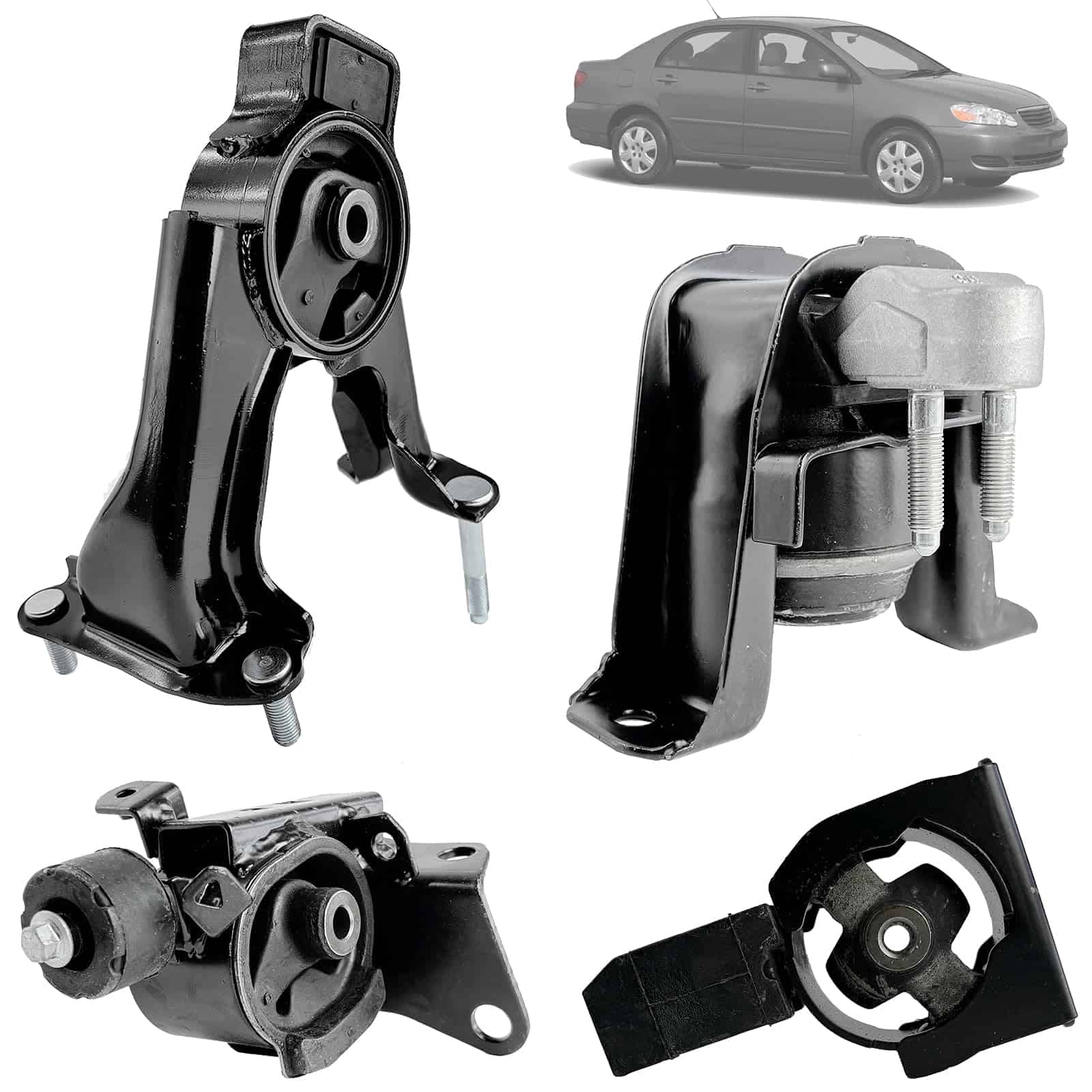 Conjunto de 4 Soportes de Motor, Soportes de Motor y de
