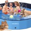 Piscina Extra Grande para Perros Meowant Plegable 87'',