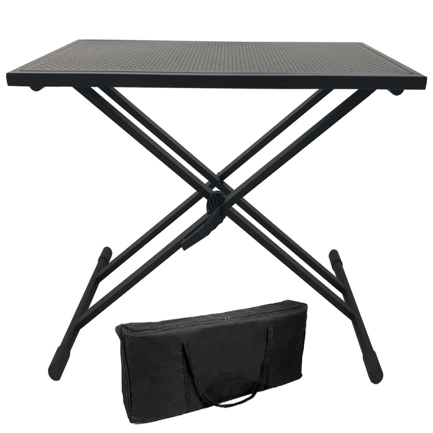 Mesa de DJ djxusmi con Soporte para Teclado Doble-X -