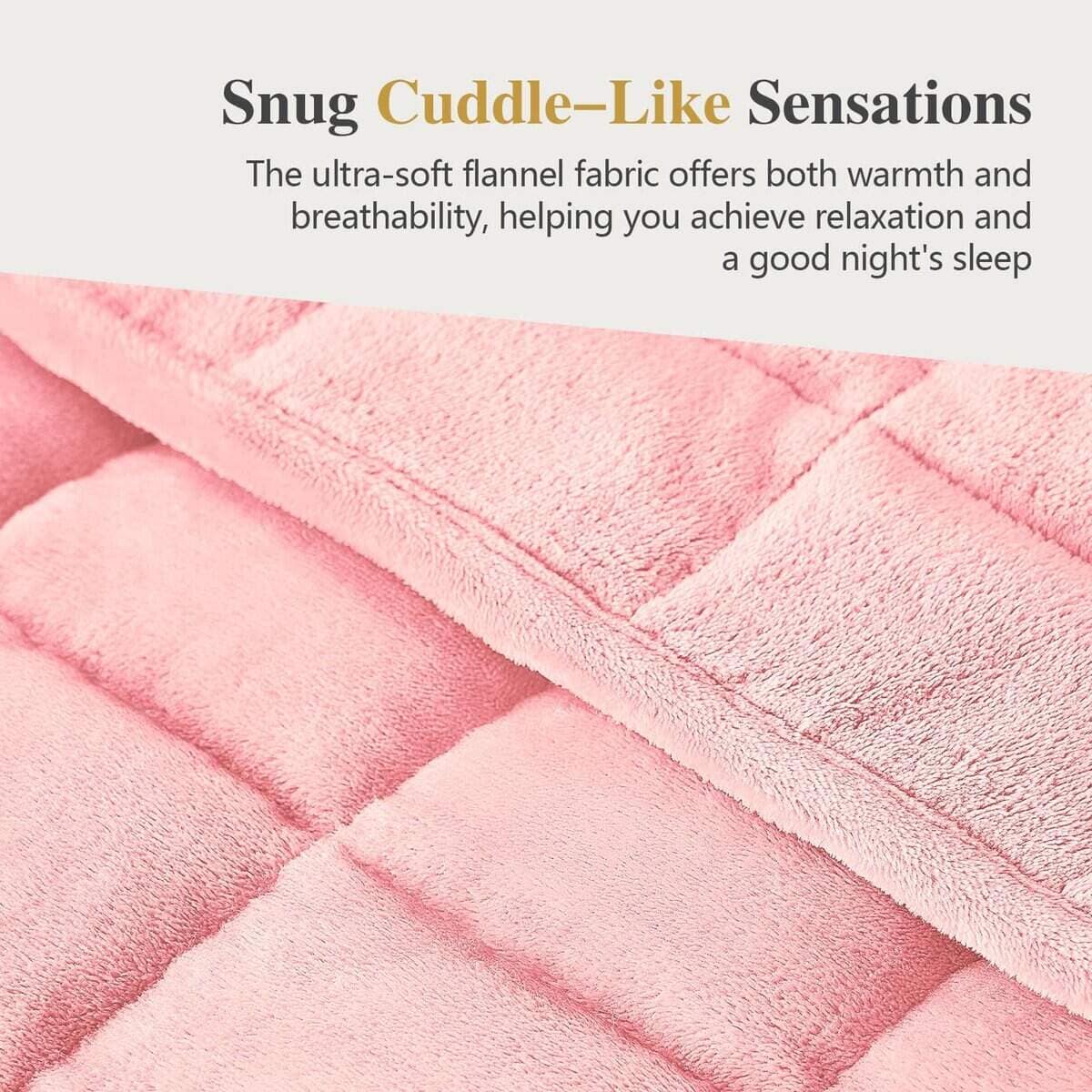 Manta Lap Weighted CYMULA para Adultos, Manta de Acolchado - Imagen 8