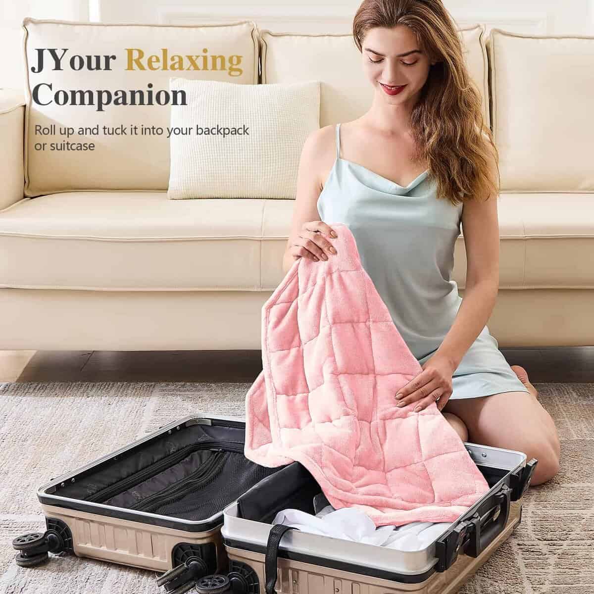 Manta Lap Weighted CYMULA para Adultos, Manta de Acolchado - Imagen 5