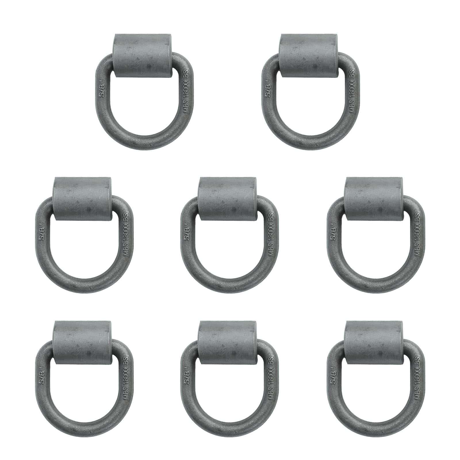 Aikosin 5/8" 18000 libras Anillo en D forjado para Soldar