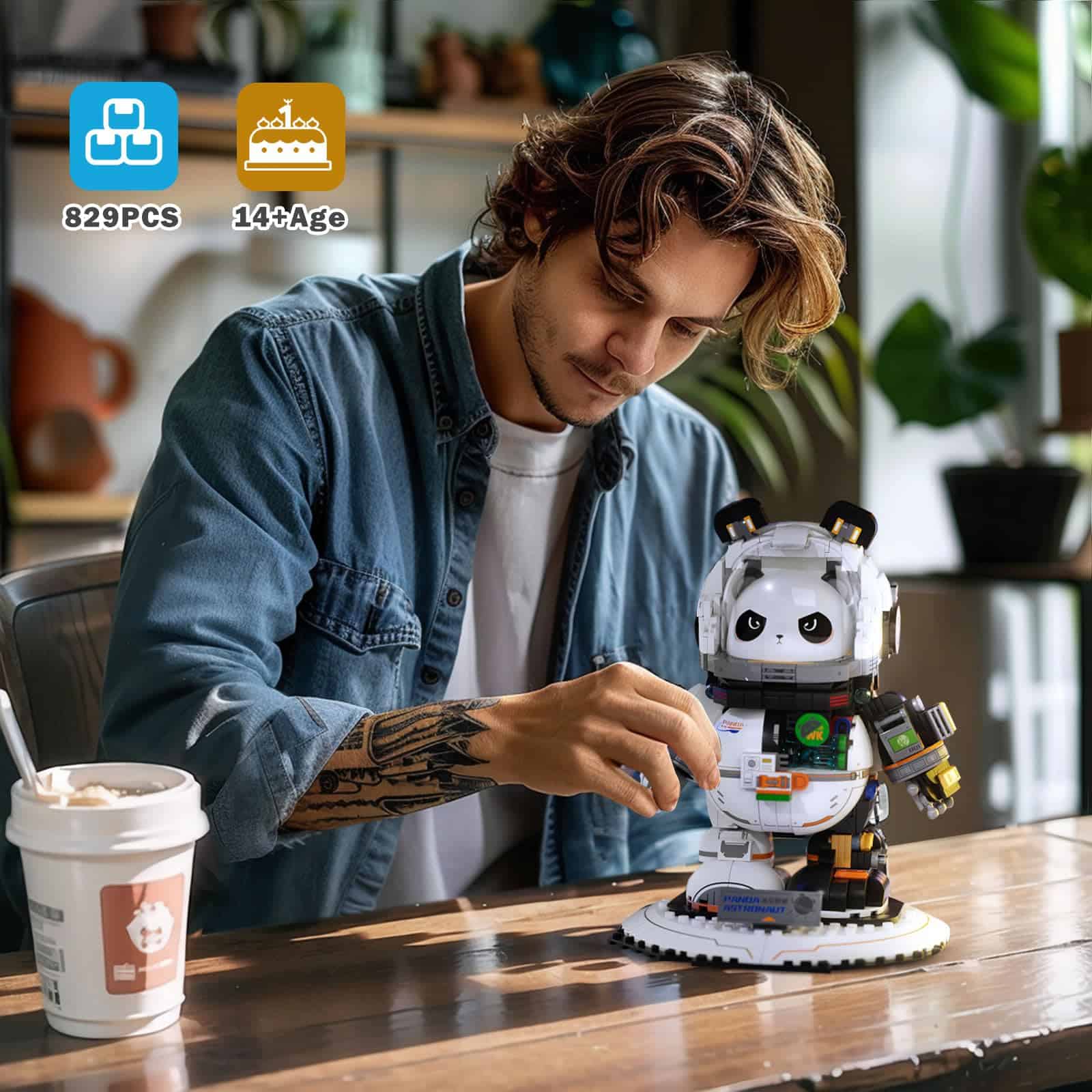 Juego de bloques de construcción NUTCRACKER Space Panda - Imagen 7