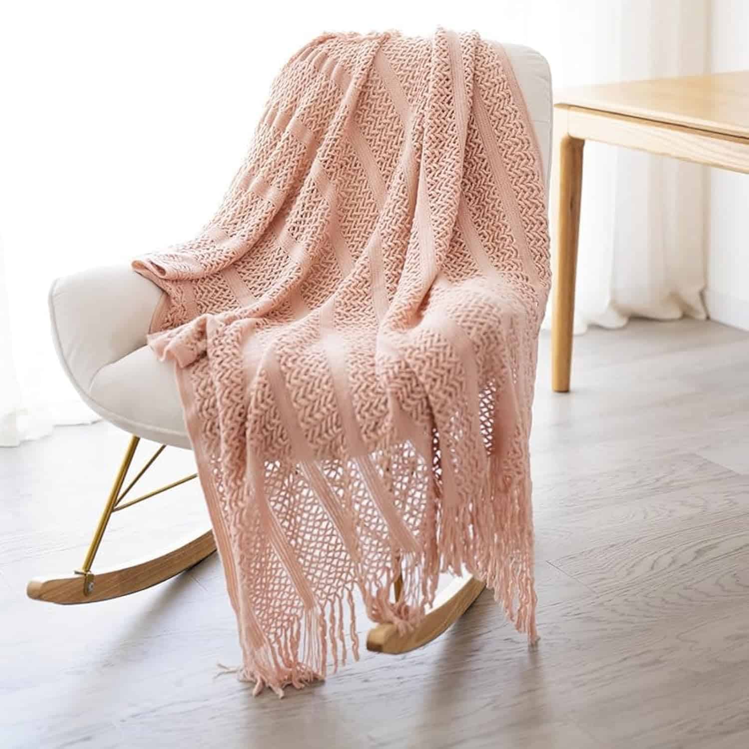 Mantas de Tejido Boho para Sofá y Cama U.EHome - Super