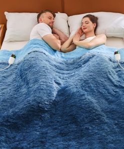 Manta Eléctrica Calefactada RUJIPO Tamaño -Azul Zafiro