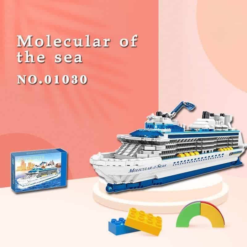 Yunigzmy Technology Modelo de Barco de Crucero Bloques de - Imagen 4