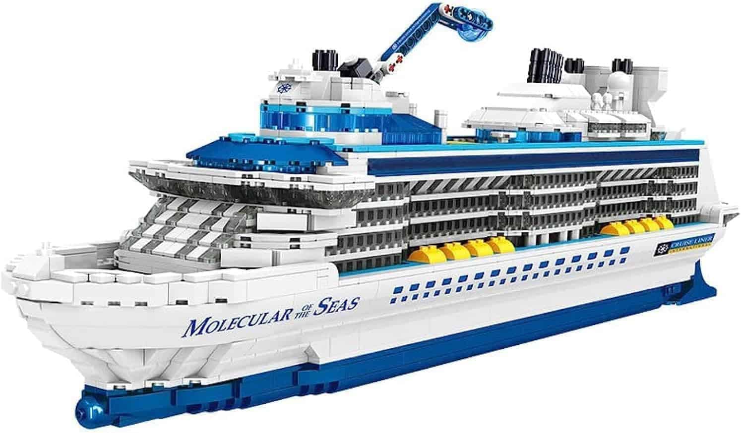 Yunigzmy Technology Modelo de Barco de Crucero Bloques de - Imagen 7