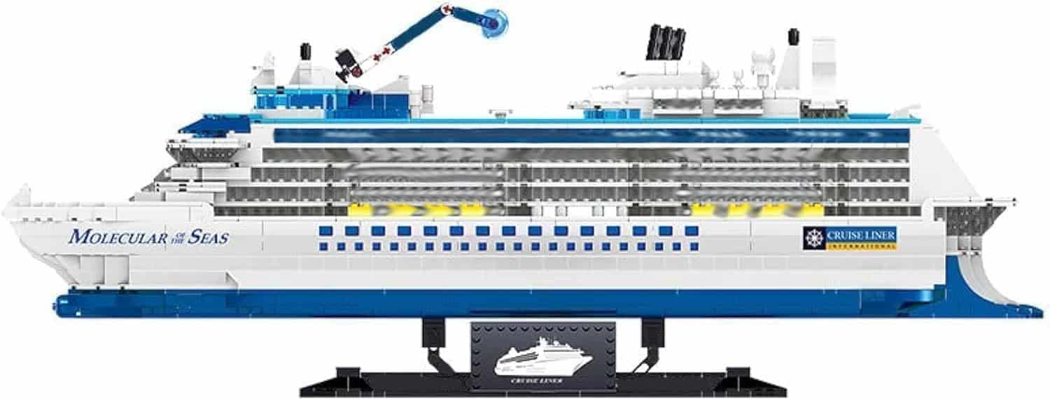 Yunigzmy Technology Modelo de Barco de Crucero Bloques de - Imagen 8
