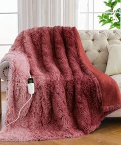 Manta Eléctrica Calefactable RUJIPO Tamaño Individual de