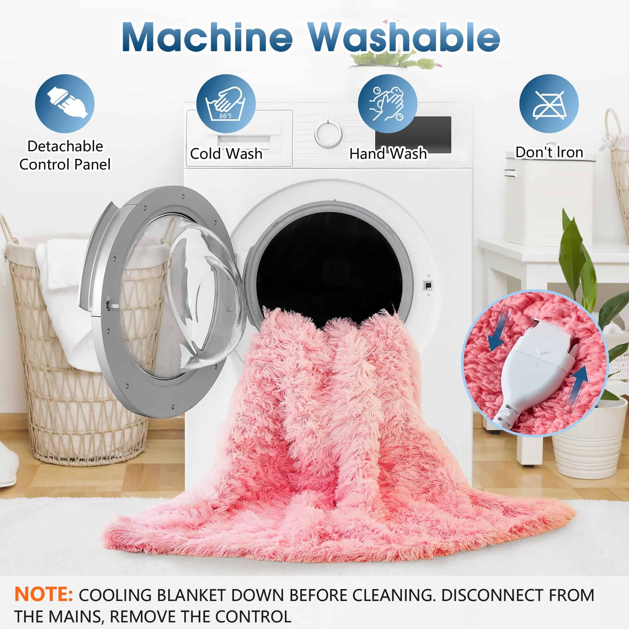 Manta Eléctrica con Calefacción RUJIPO Tamaño Queen de Piel - Imagen 10