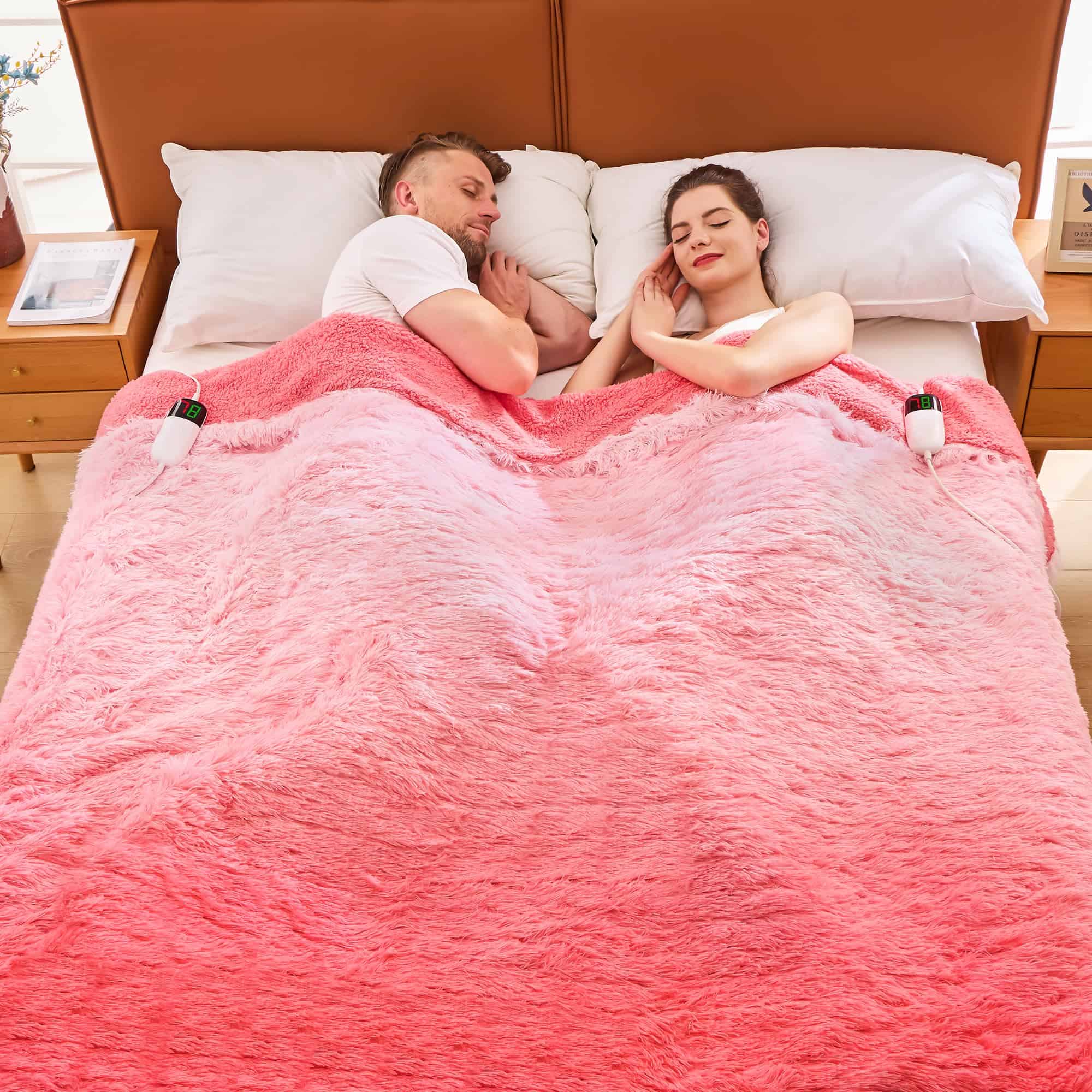 Manta Eléctrica con Calefacción RUJIPO Tamaño Queen de Piel