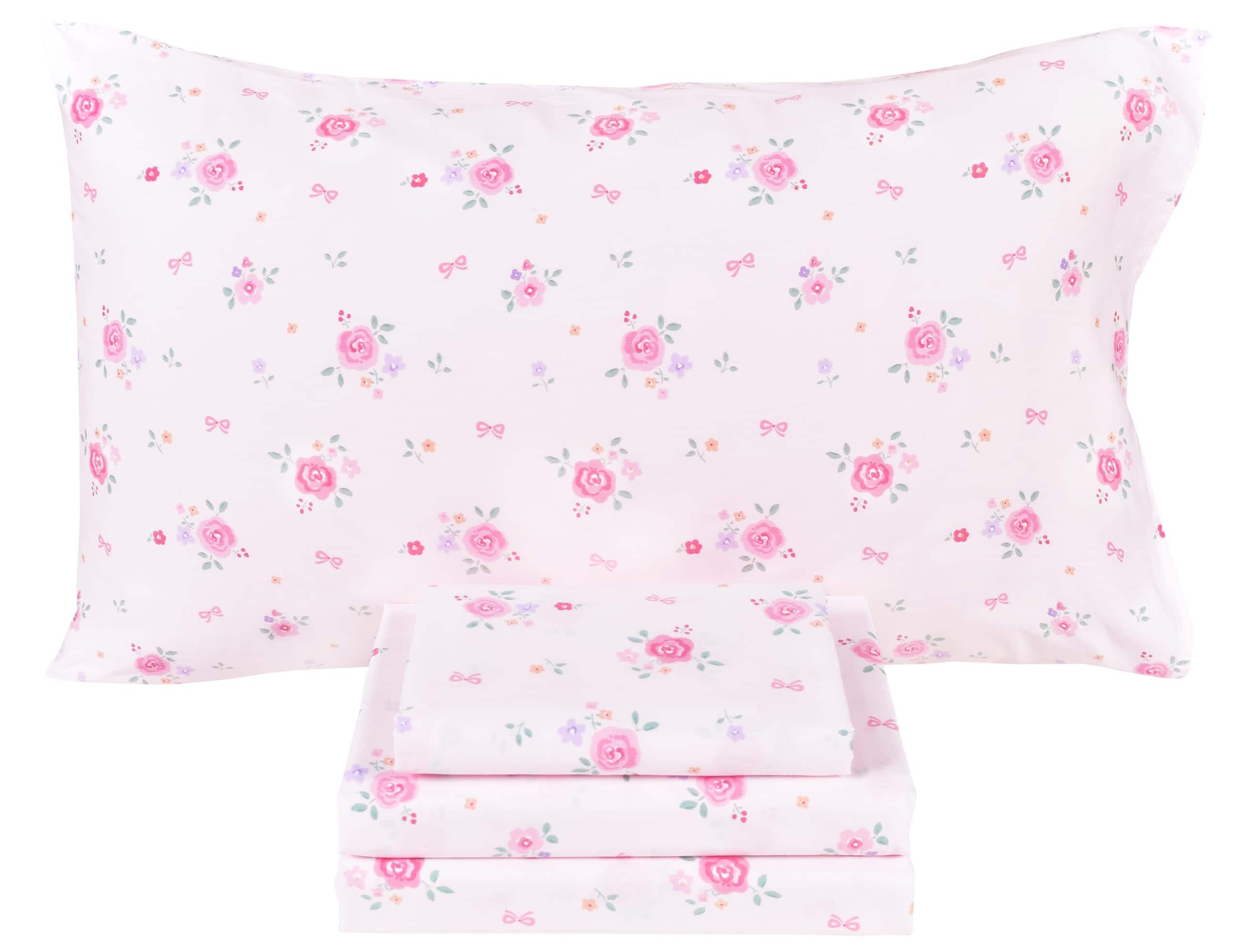 Juego de Sábana de Cama Completa para Niñas, Niños Pequeños