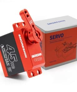 Servo Coreless de 45Kg, Carcasa de Aluminio Completa y