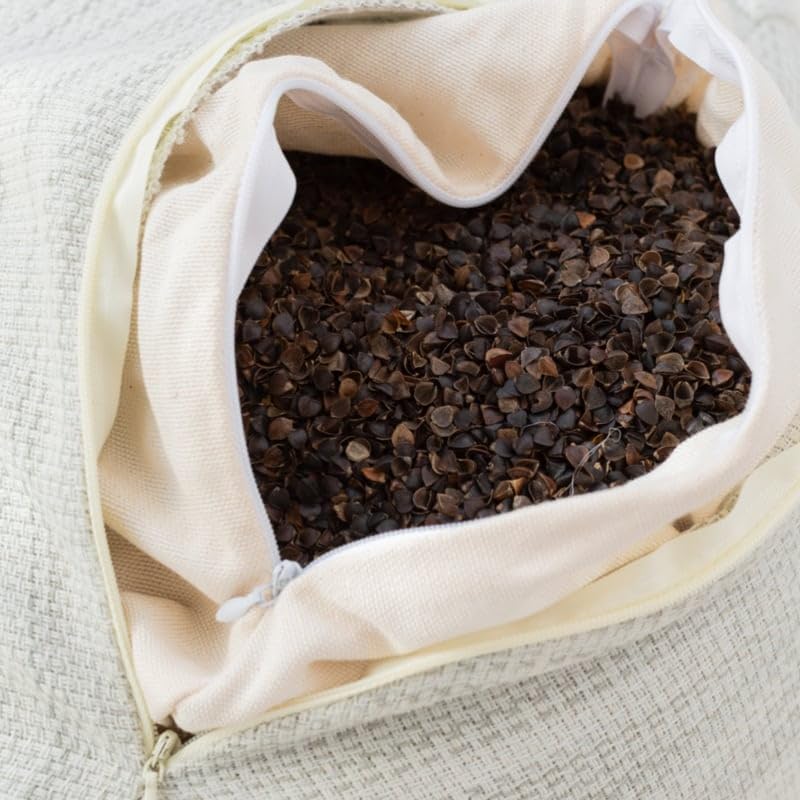 Almohada de Meditación Cuadrada Orgánica de Aguacate, Funda - Imagen 5