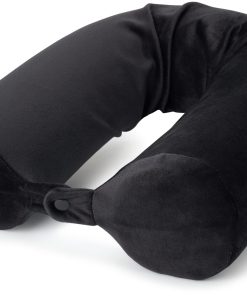 Almohada de Viaje de Espuma Viscoelástica Ajustable