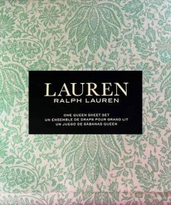 Juego de sábanas lujosas Lauren Home Collection -Celosia