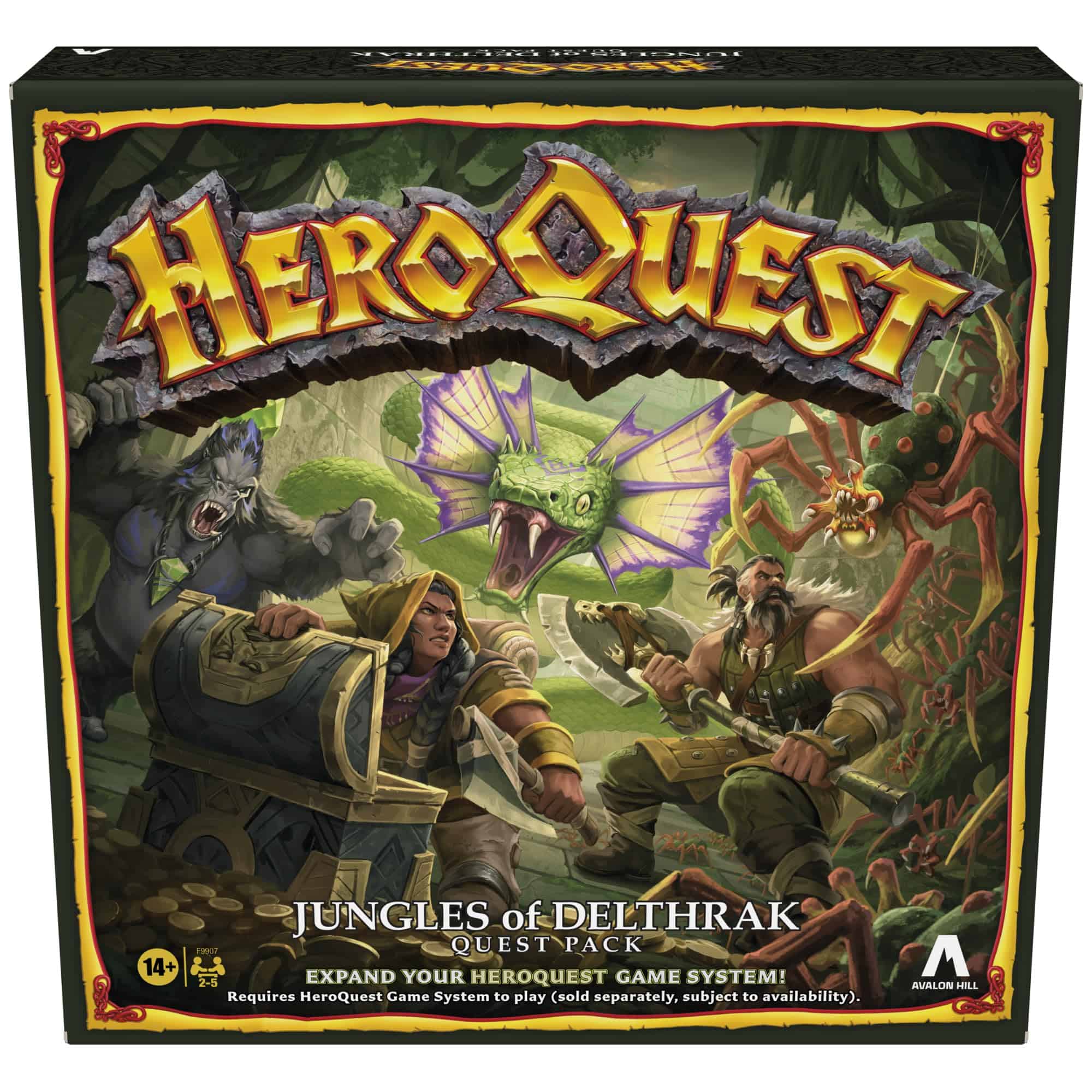 Avalon Hill HeroQuest Jungles of Delthrak Quest Pack |