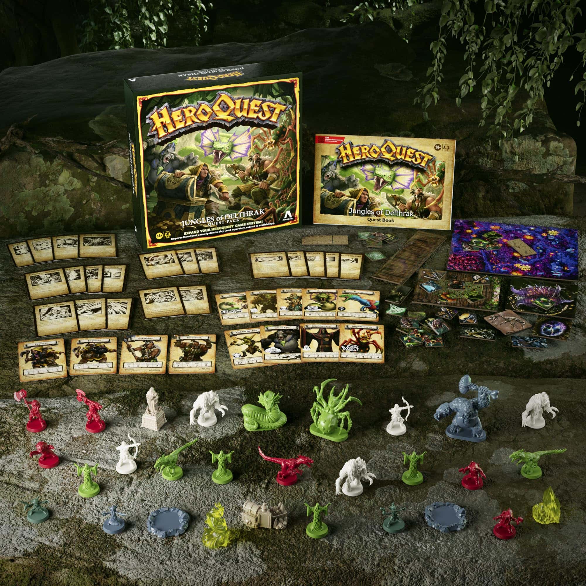 Avalon Hill HeroQuest Jungles of Delthrak Quest Pack | - Imagen 4