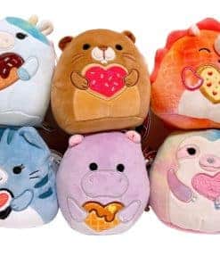 Set de 6 Mini Muñecos de Peluche Squishmallows 2024