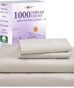 Juego de Sábanas de 1000 Hilos California Design Den Queen,