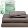 Juego de sábanas California Design Den Twin XL, 600 hilos