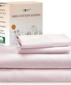 Juego de sábanas California Design Den Soft -Rosa