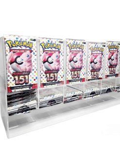 Dispensador de paquetes de mejora de 6 ranuras de acrílico