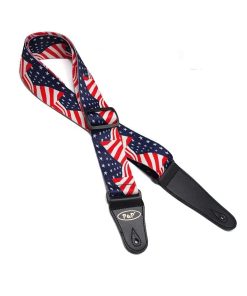 Correa de guitarra MusicULTD Soft Cotton American Flag, EE.