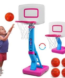 Juego de Aro de Baloncesto para Niñas Pequeñas con 4
