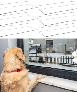 Protector de alféizar de ventana transparente para mascotas