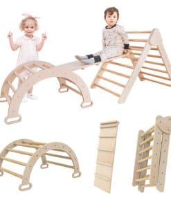 XIHAToy Triángulo de escalada plegable con -ara niños