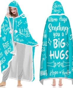 Manta con Capucha Warmstorey Sending Big Hugs, Regalos de