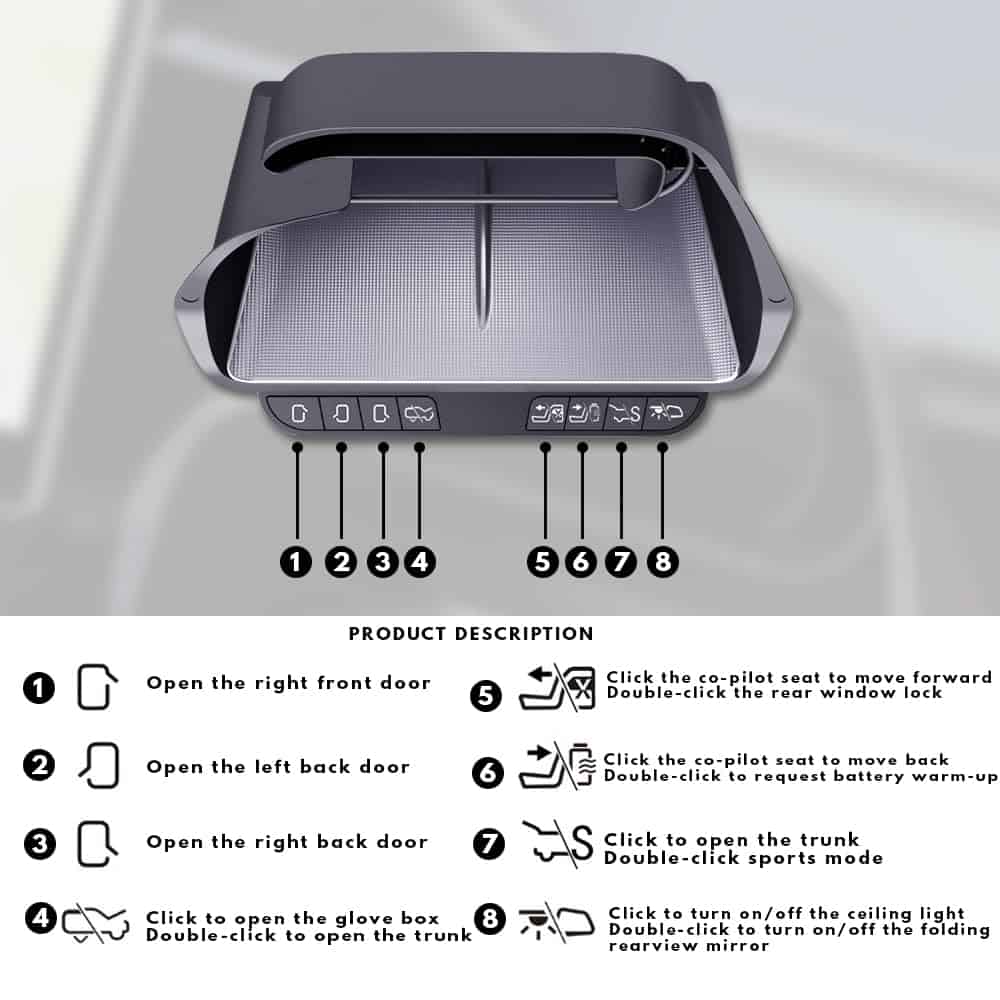 Bandeja de Almacenamiento para Consola Central CoolKo con - Imagen 8