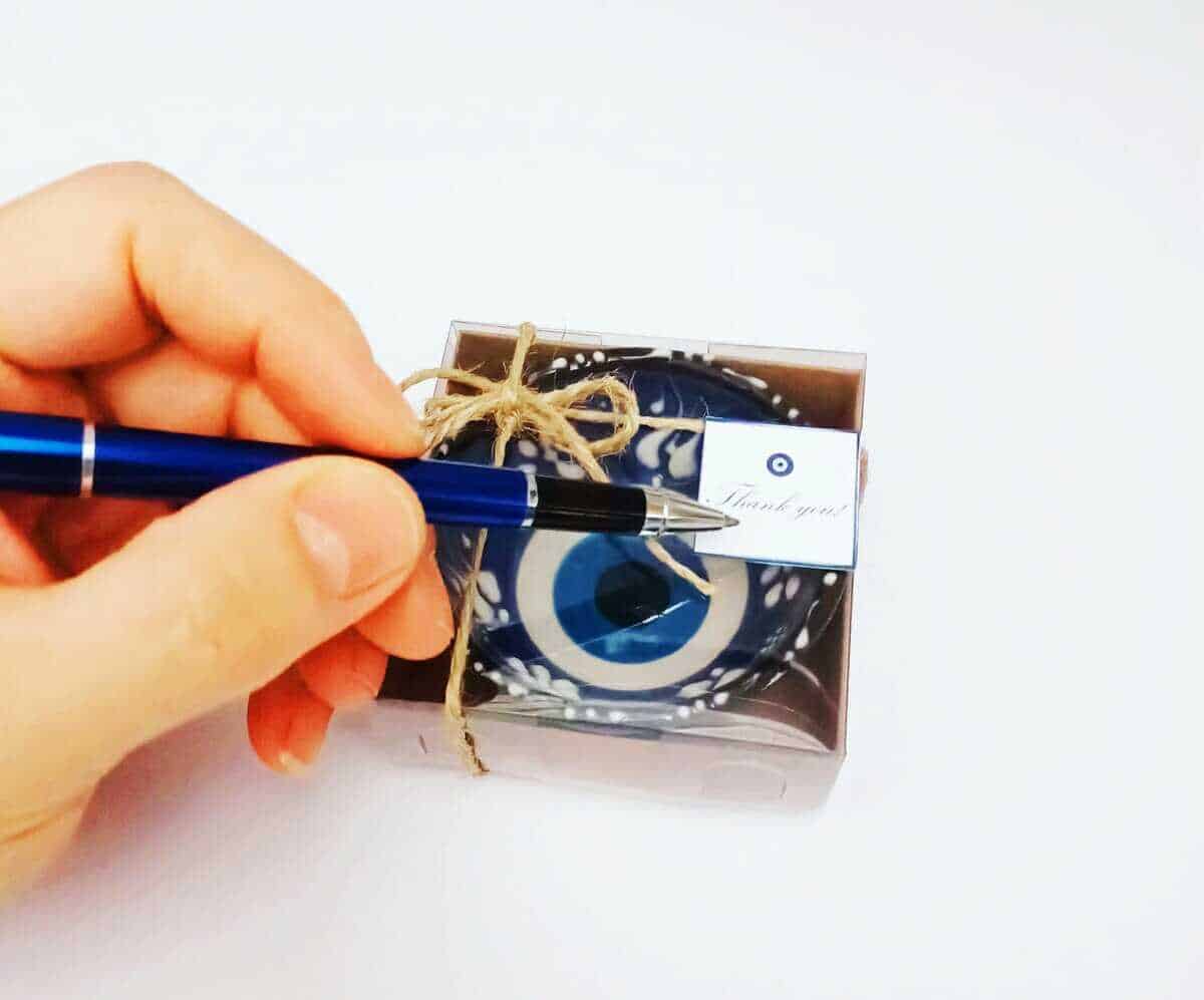 12 PCS Recuerdos para Boda, Baby Shower, Evil Eye Tazones - Imagen 7