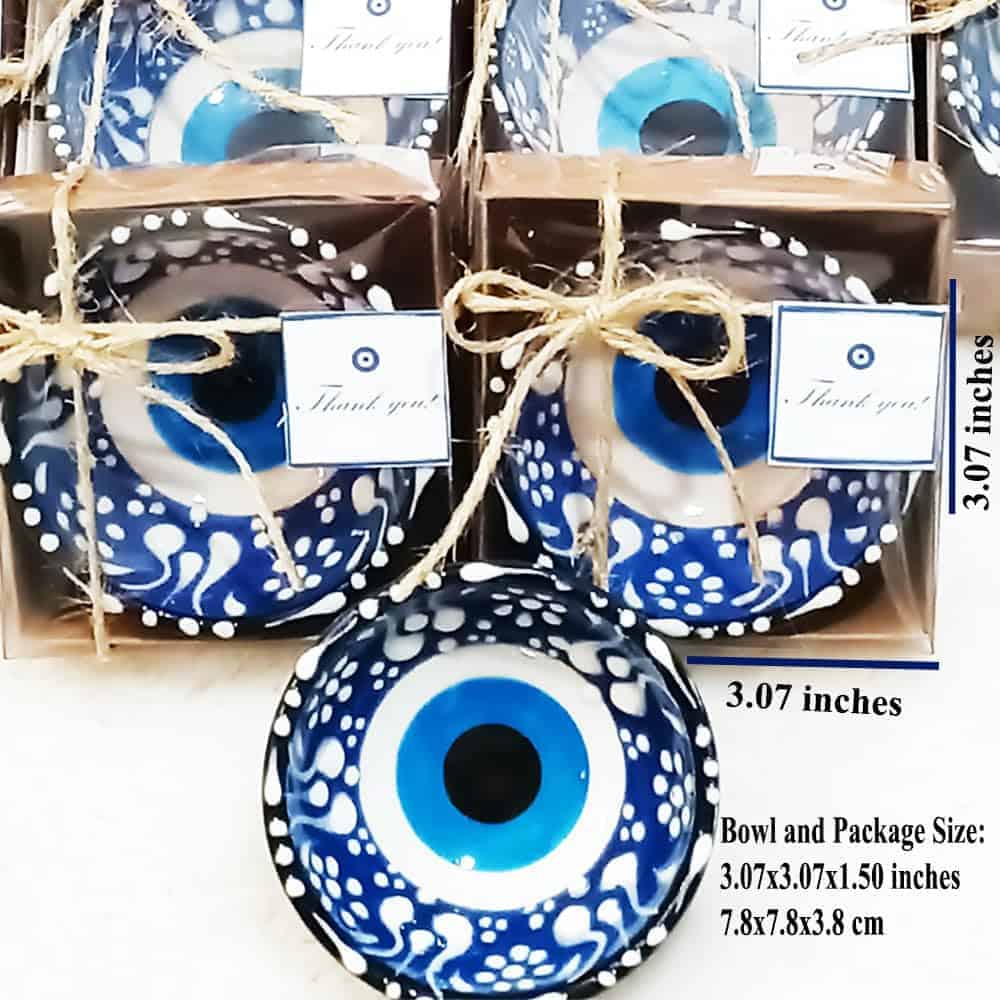 12 PCS Recuerdos para Boda, Baby Shower, Evil Eye Tazones - Imagen 3