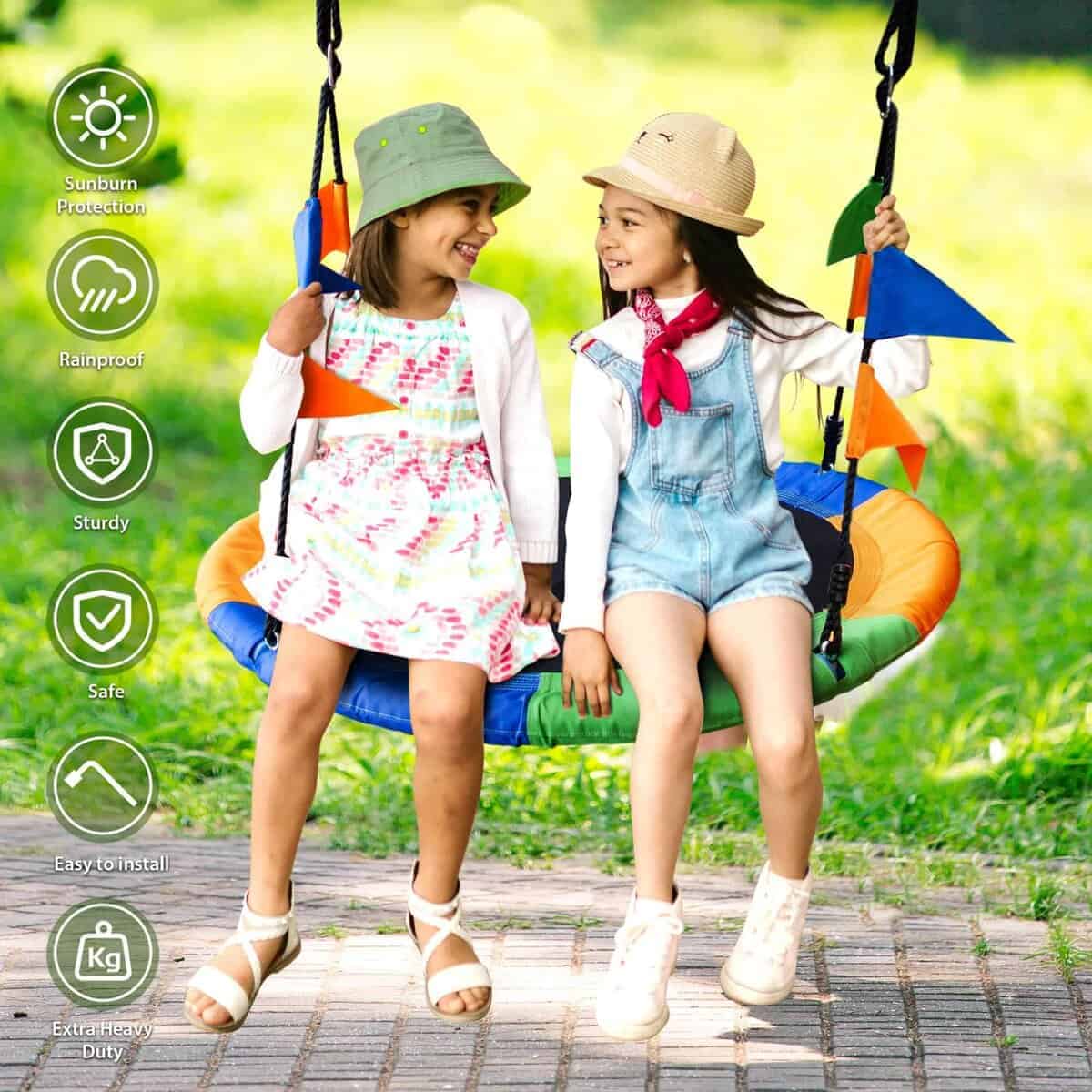 Columpio de Árbol para Niños - Columpio de 40 Pulgadas - Imagen 4