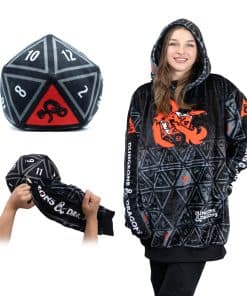 Manta con capucha de felpa Plushible, Hasbro Dungeons and