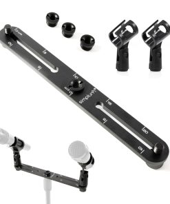 Soporte de Micrófono con Barra de Espaciado para Micrófono