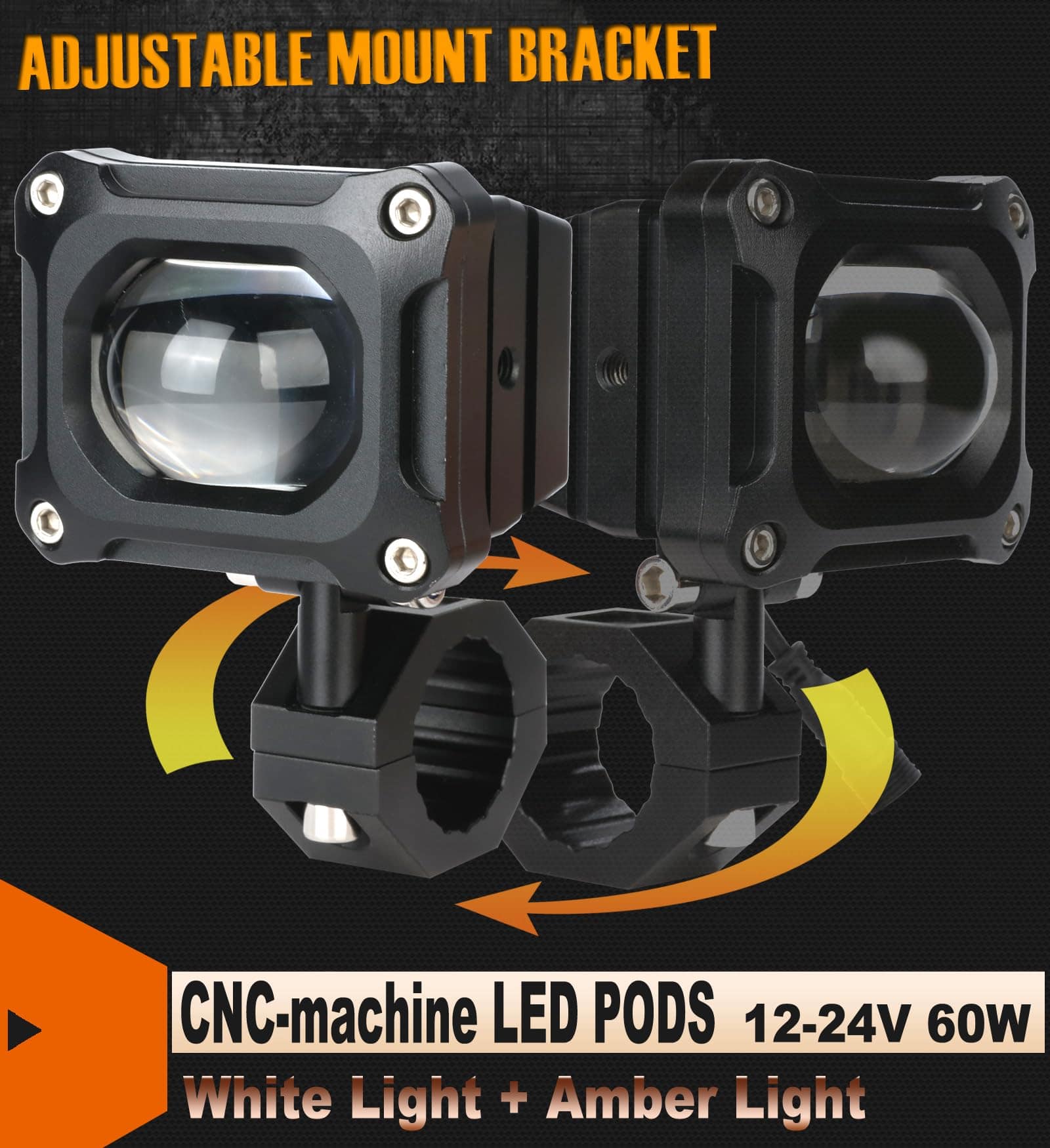 Luces LED Pod HENGTUAOTO, Luces de Punto de Conducción Todo - Imagen 5