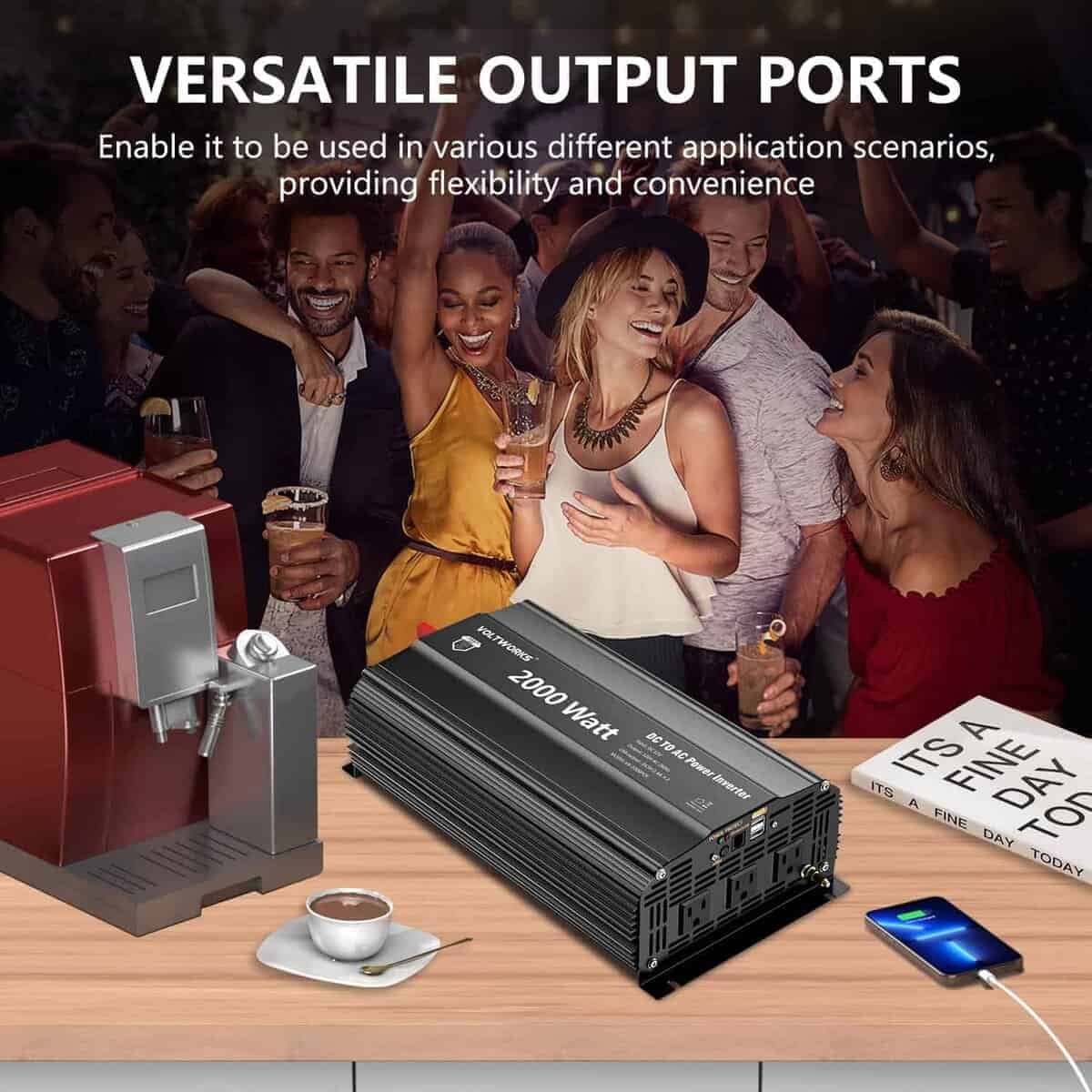 Inversor de Corriente 2000W Onda Sinusoidal Modificada DC - Imagen 9