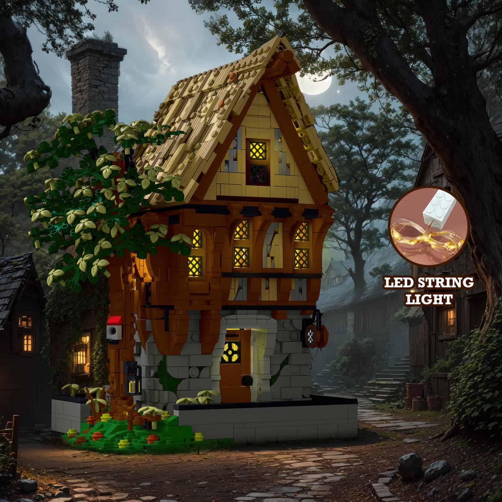 Kit de Construcción JMBricklayer Medieval Blacksmith Shop - Imagen 3