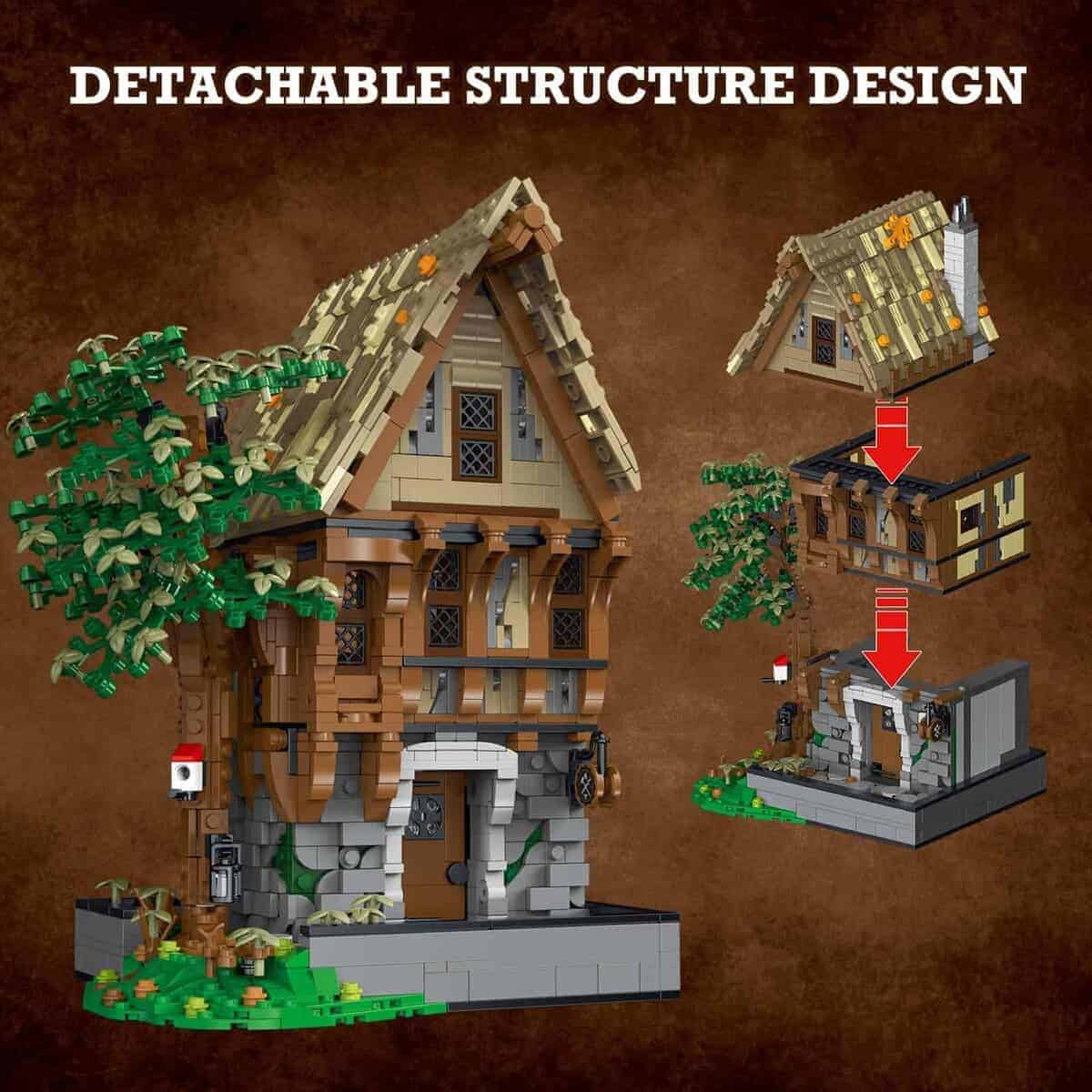 Kit de Construcción JMBricklayer Medieval Blacksmith Shop - Imagen 4
