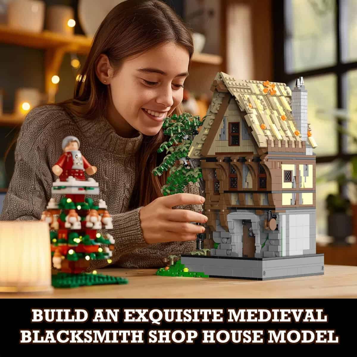 Kit de Construcción JMBricklayer Medieval Blacksmith Shop - Imagen 7