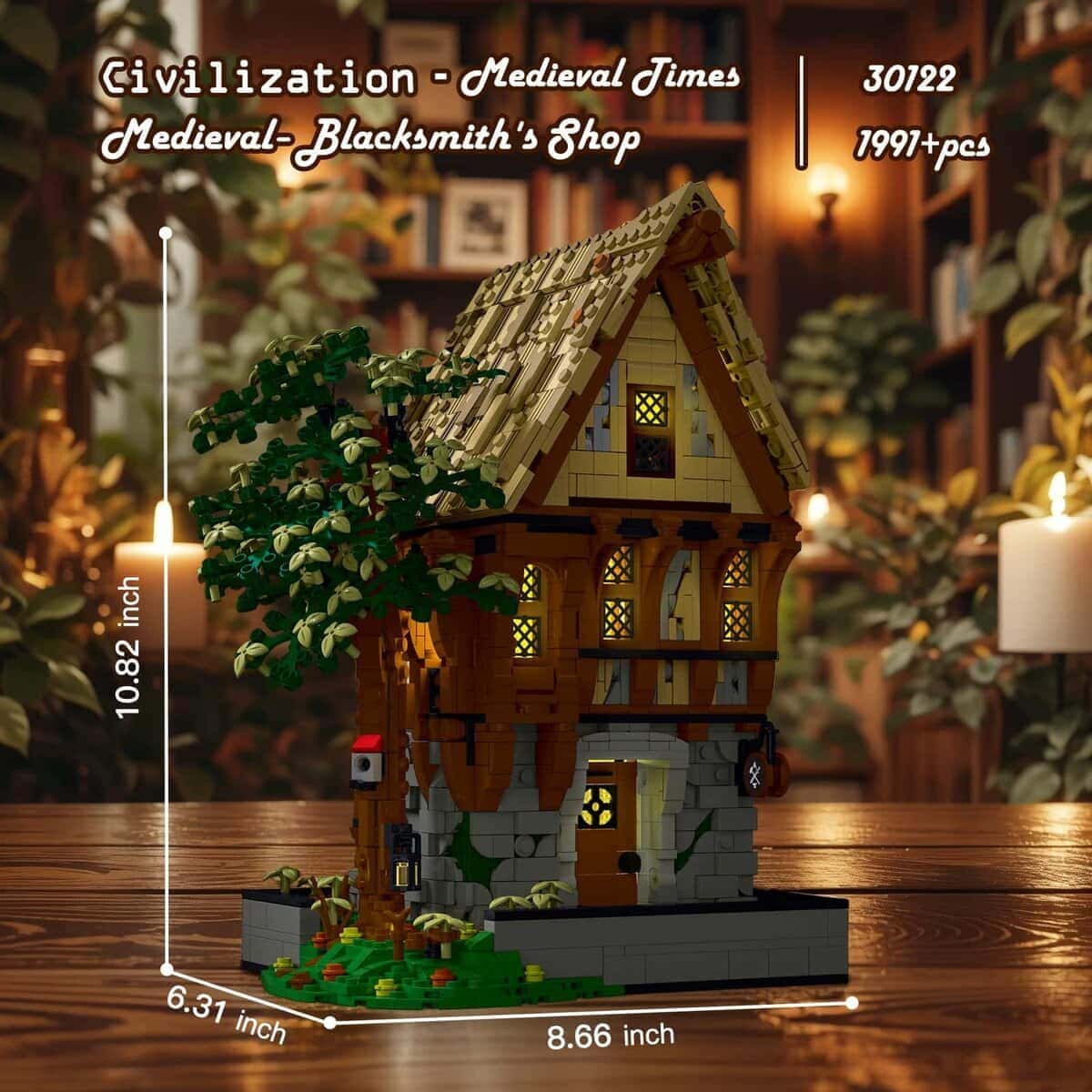 Kit de Construcción JMBricklayer Medieval Blacksmith Shop - Imagen 6