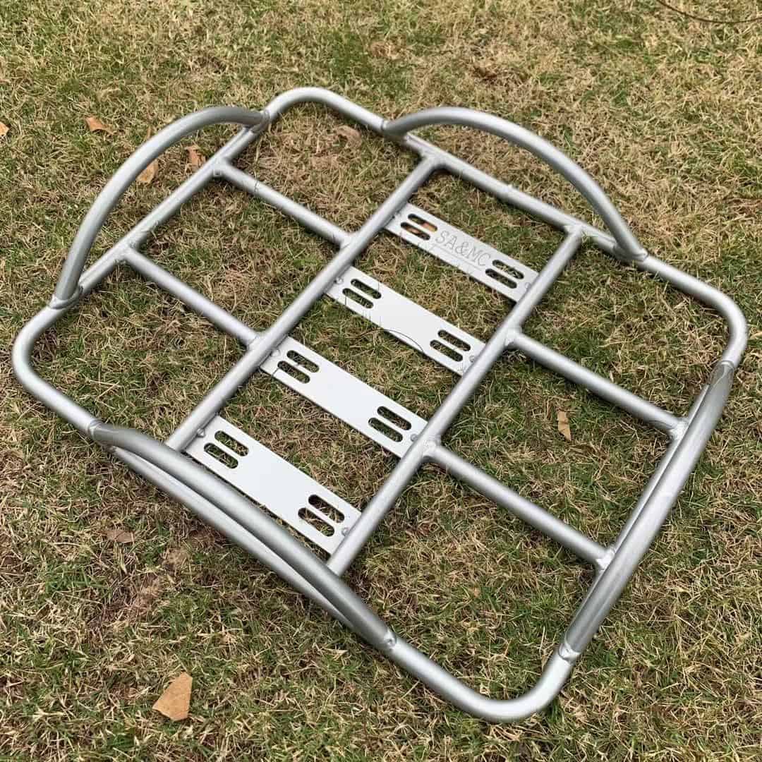 Portabultos de Aluminio para Moto SAMC para Bolsa de
