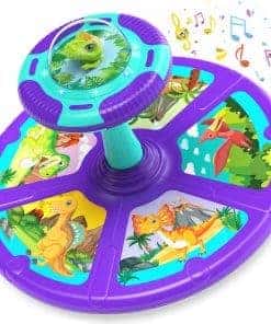 IGRL Juguete de Dinosaurio Giratorio para Niños, 360º
