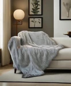 Manta de Piel Falsa inchgrass Lujo Manta de Forro Polar