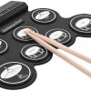 Set de Batería Electrónica con Auriculares Incluidos, Pad