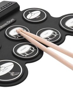 Set de Batería Electrónica con Auriculares Incluidos, Pad